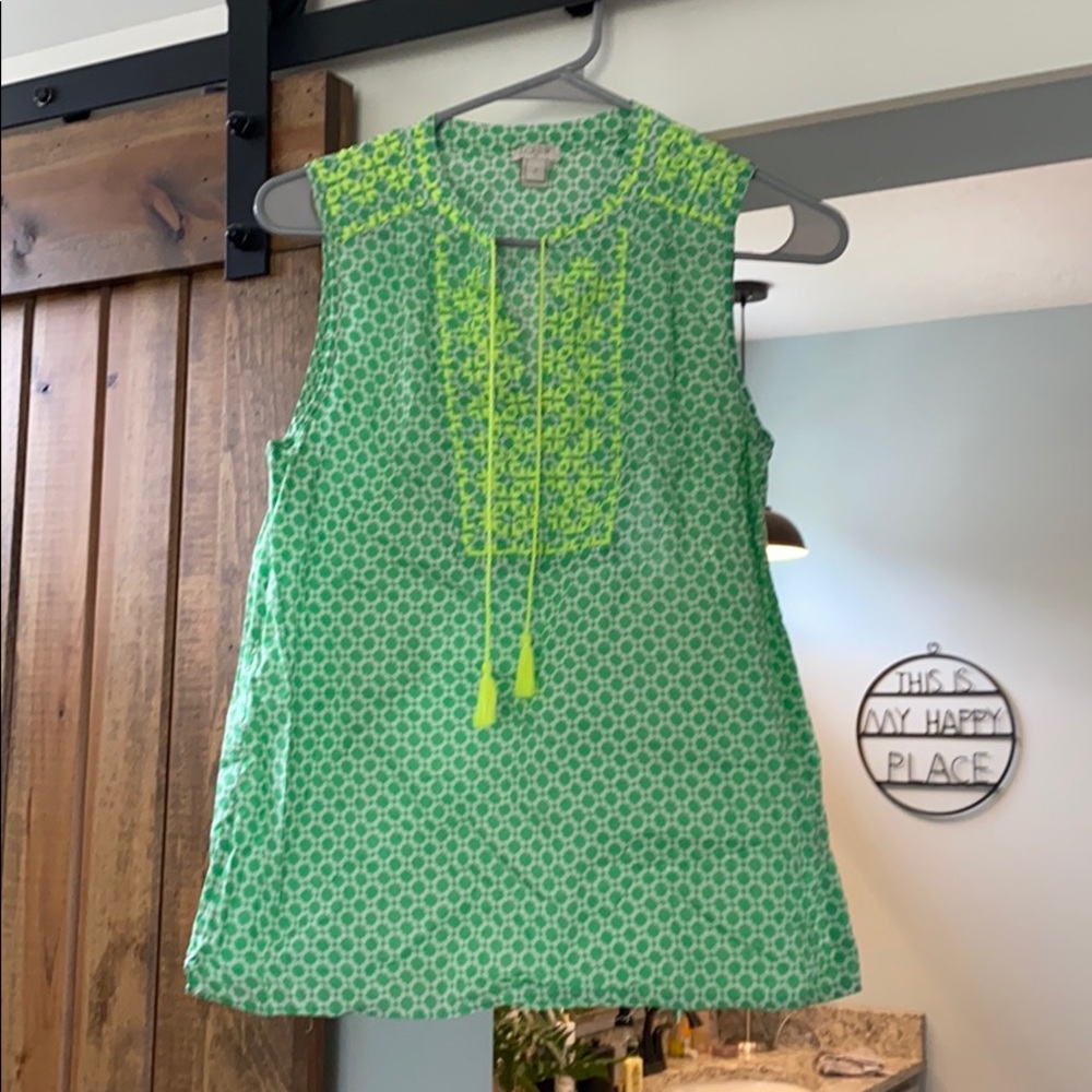 Very summery top by J Crew.